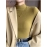 Knitted semi high neck base shirt for women, new autumn and winter interior, black and white autumn clothes, stylish mid neck pullover long sleeved shirt