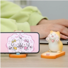 Cute phone holder, office stress relief ornament, lazy phone holder, desk decoration, holiday gift