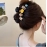Cute cartoon biscuit clip, women's new high-end hair clip, back of the head, spring and summer shark clip headband